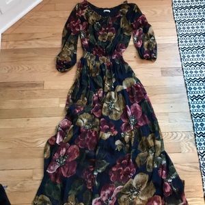 Floral Abercrombie & Fitch Maxi Dress